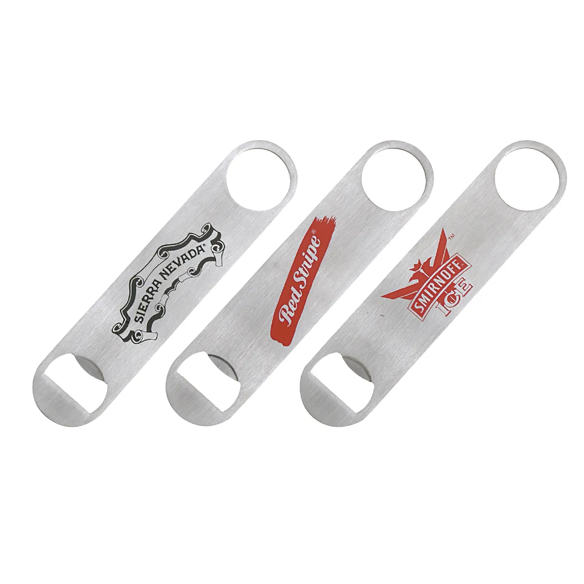 Bottle Opener Paddle Style Stainless Steel - 7 x 1.5 in
