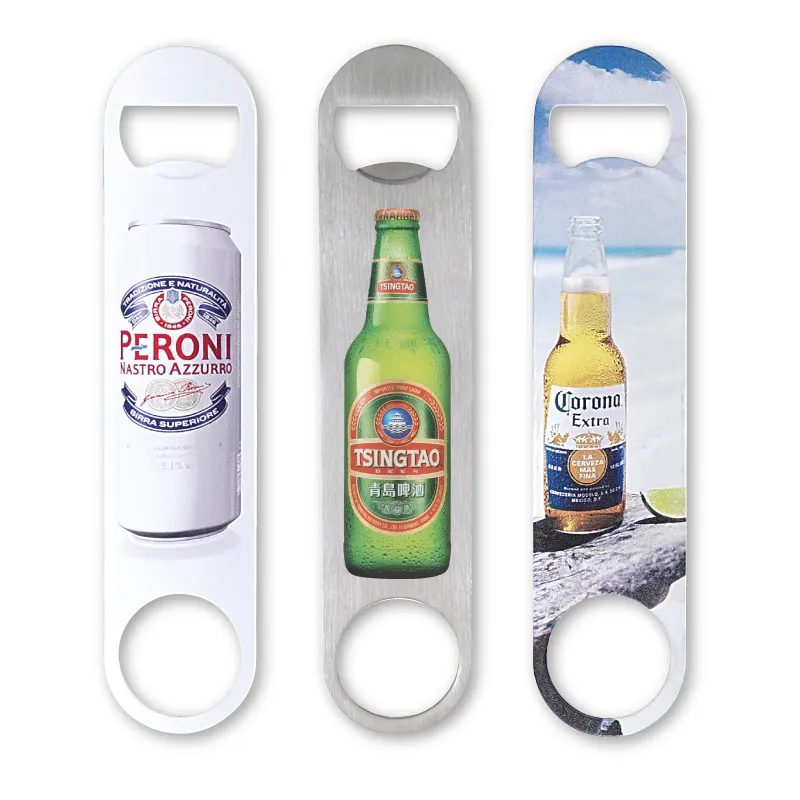 Bottle Opener Full Color Digital Print Paddle - 7 x 1.5 in