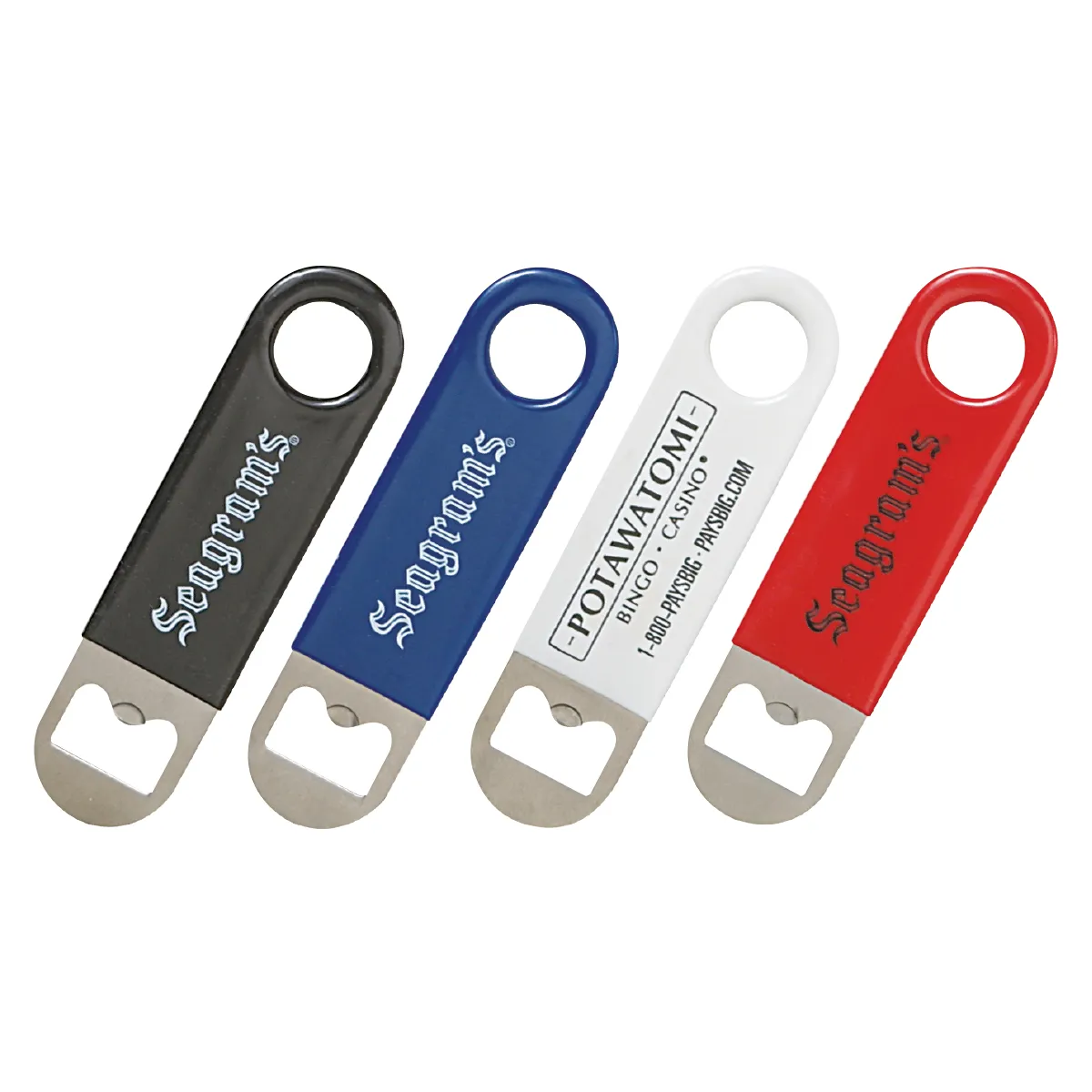Mini Bottle Opener Vinyl Wrapped Paddle - 4.75 x 1.1 in
