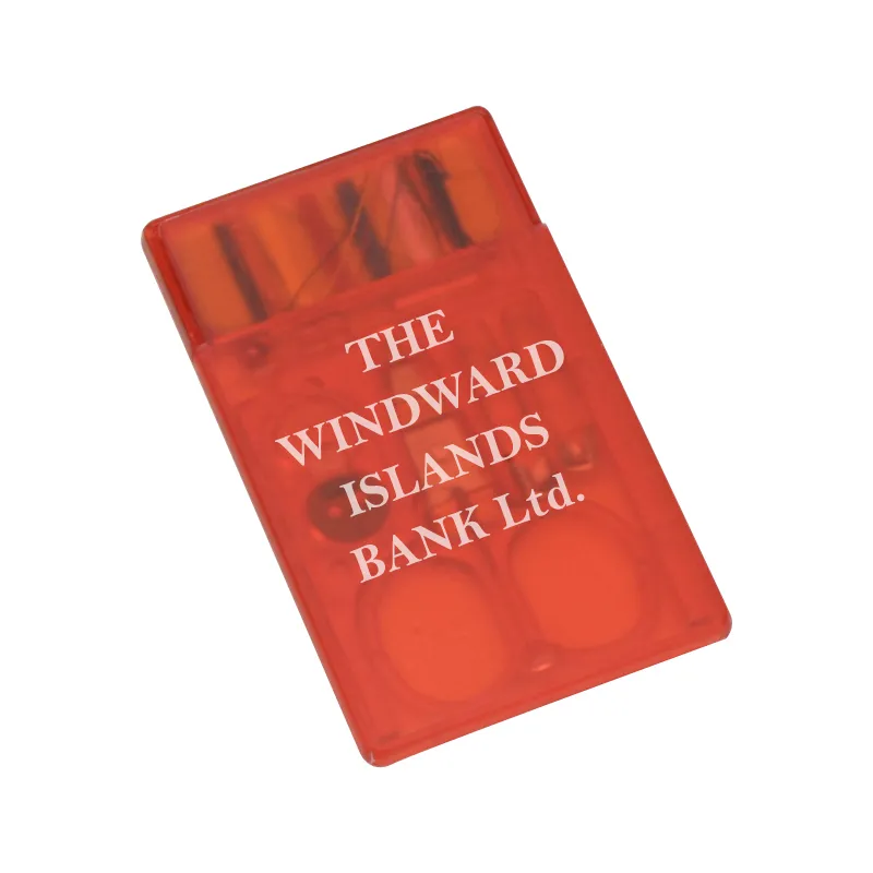 Sewing Kit Mini 13-Piece with Sleeve - 3.4 x 2.1 in