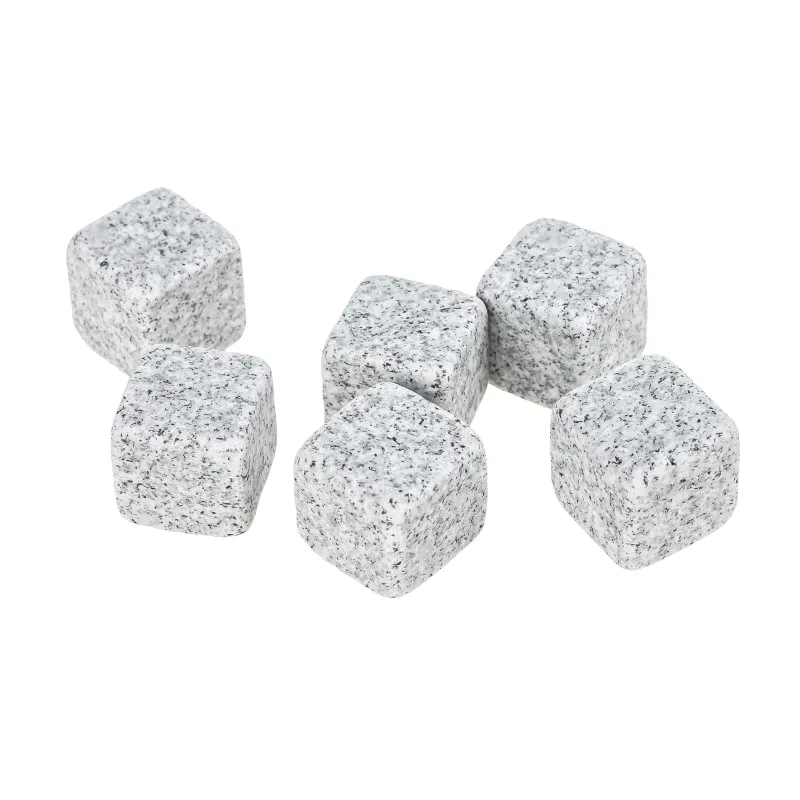 Marble Whiskey Stones Chilling Cubes - 6 Pack