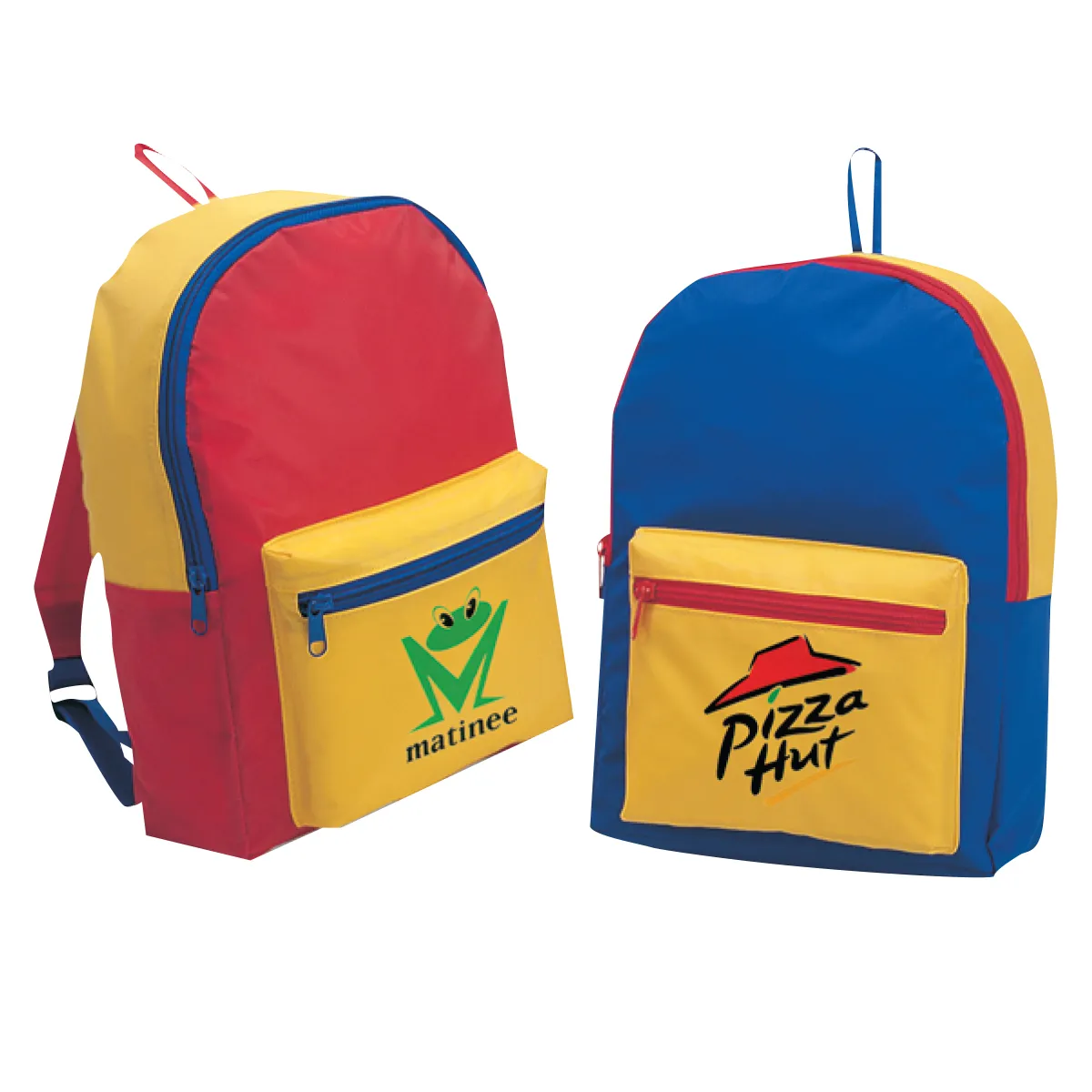 Children's Backpack 70D Nylon Padded Straps - 9 x 13 x 4 in