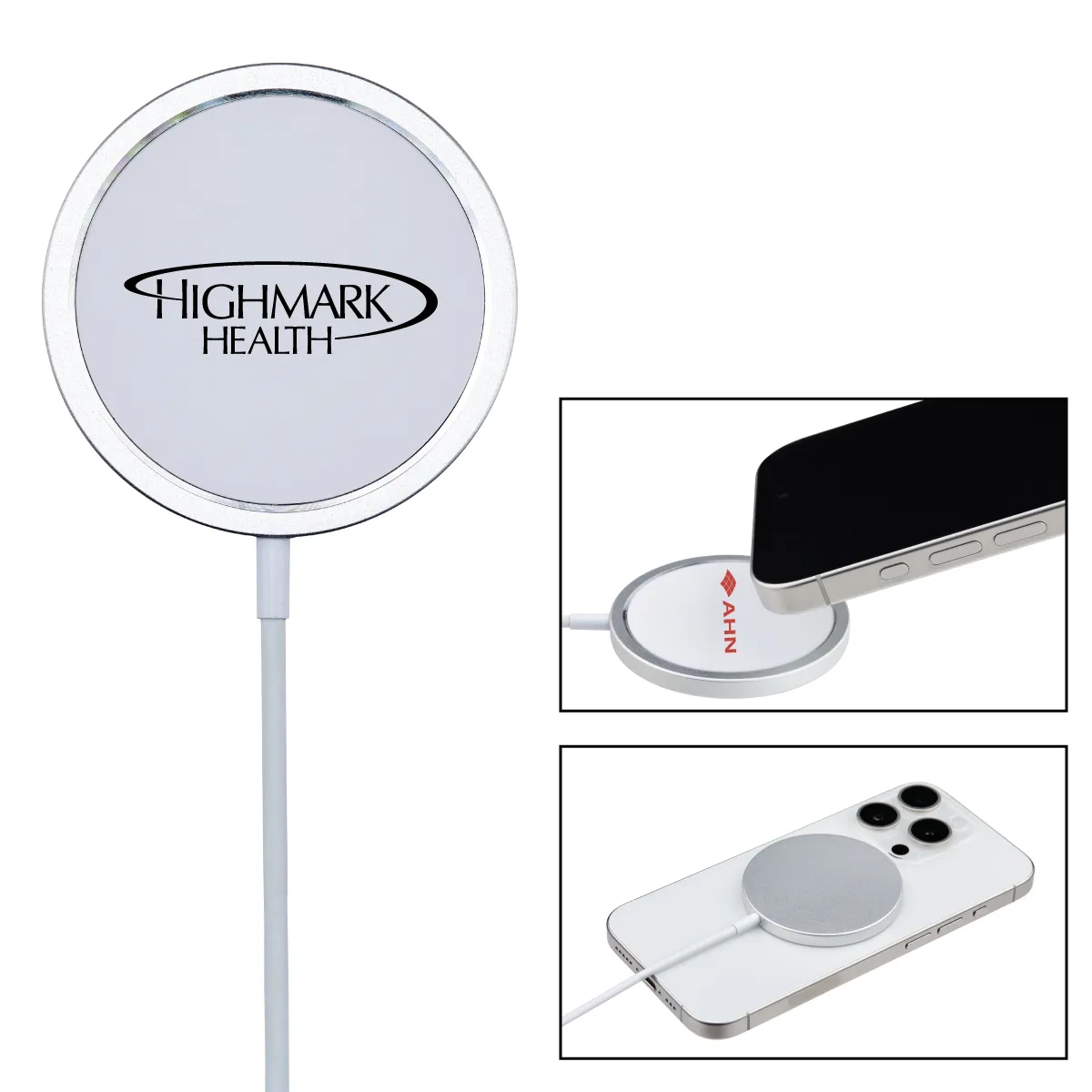 Wireless Charger Magnetic MagSafe Qi Compatible - 2.3 in Dia