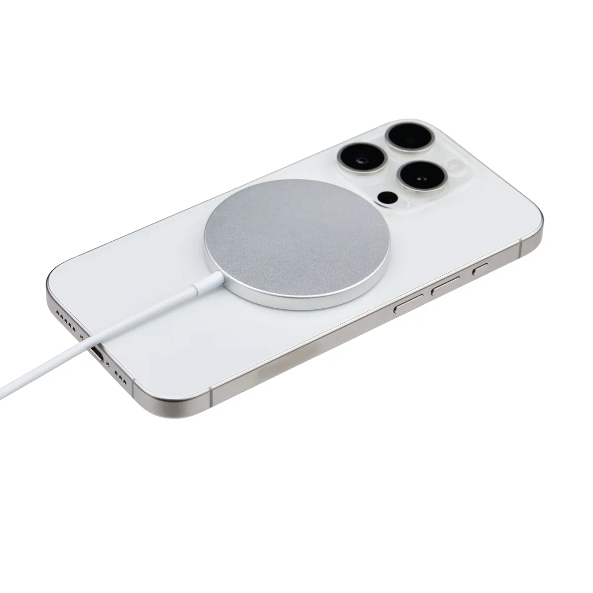 Wireless Charger Magnetic MagSafe Qi Compatible - 2.3 in Dia - product view 3
