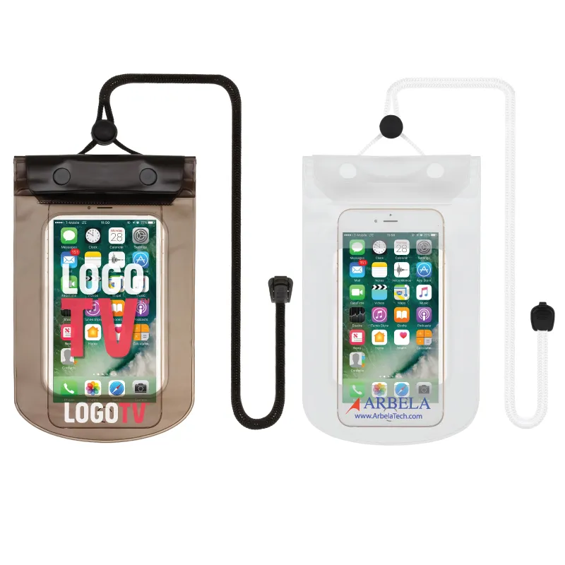 Waterproof Phone Pouch Dry Bag Triple Seal PVC - 5 x 9.8 in