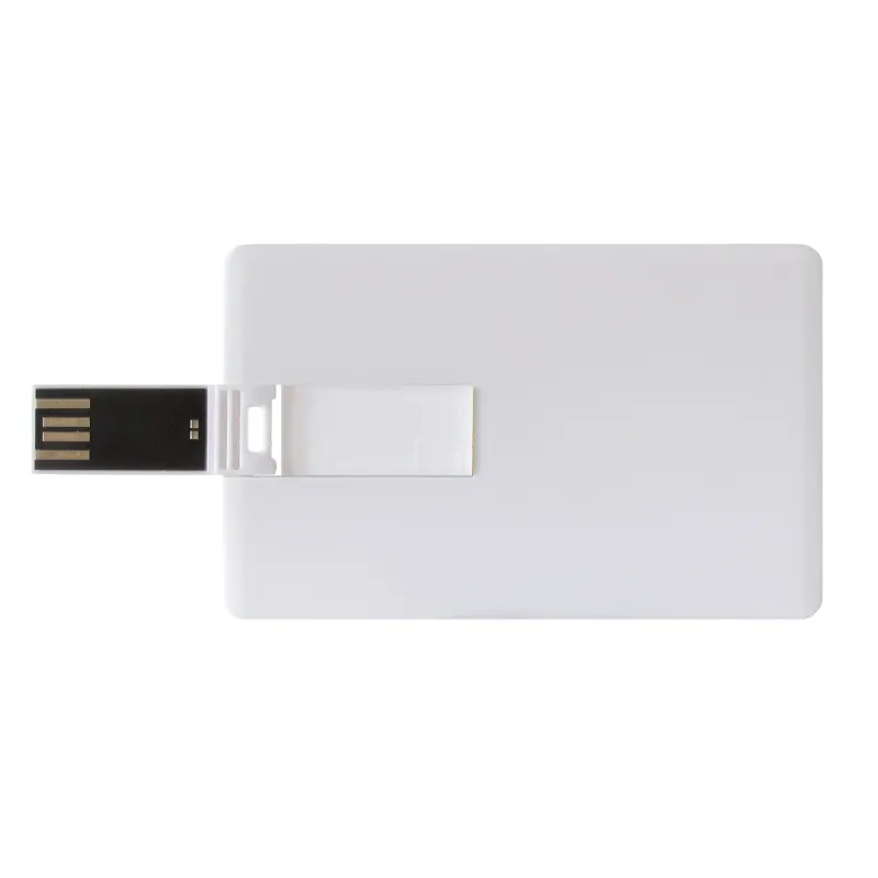 Custom USB Flash Drive Credit Card Swivel Connector - 2GB - product view 3
