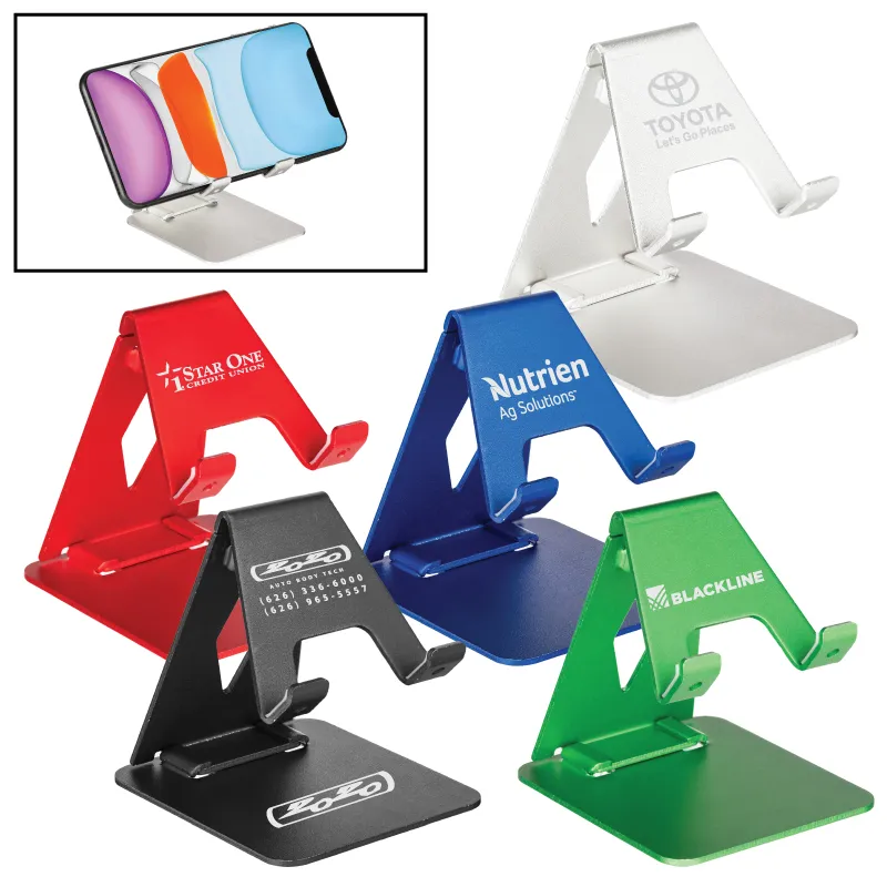 Phone Stand Aluminum Adjustable Tablet Holder - 2.75 x 3 in
