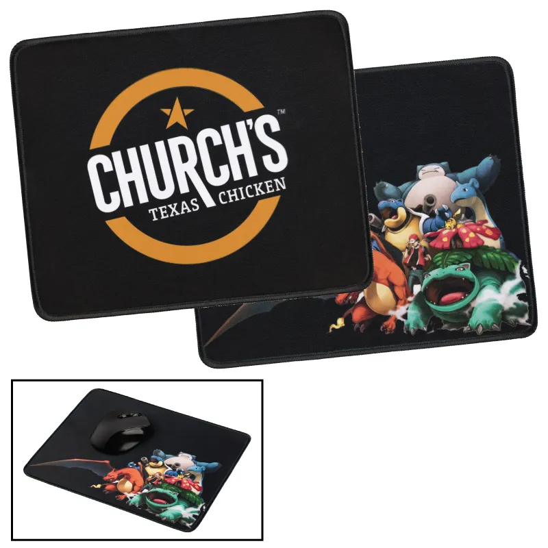 Mouse Pad Large Stitched Edges Dye Sublimation - 11.25 x 9.375 in