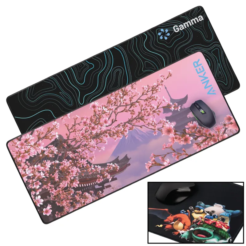 Desk Mat XL Mouse Pad Stitched Gaming Keyboard - 27.5 x 11.625 in