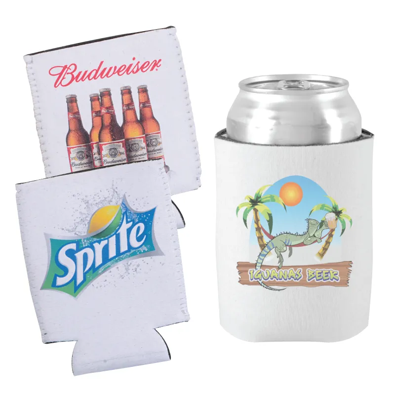 Sublimation Can Cooler Neoprene Full Color - 4 x 4 in