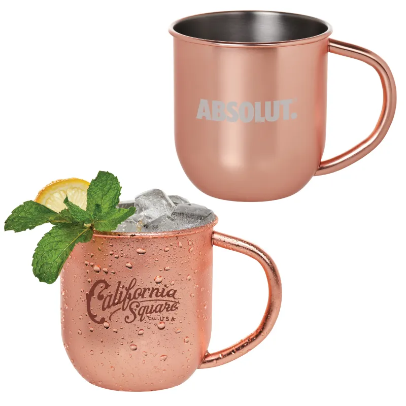 Moscow Mule Mug Copper Plated Stainless Steel - 17 oz