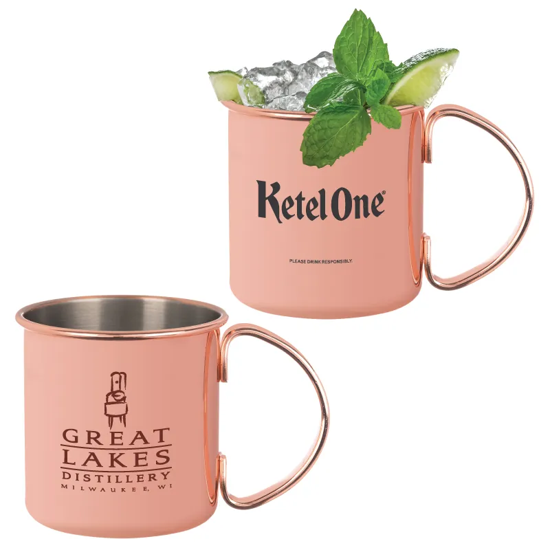 Moscow Mule Mug Copper Plated Tahiti Style - 16 oz