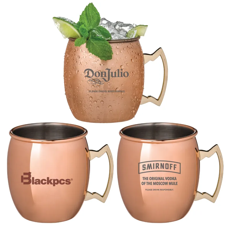 Moscow Mule Mug Copper Plated Stainless Steel - 17 oz
