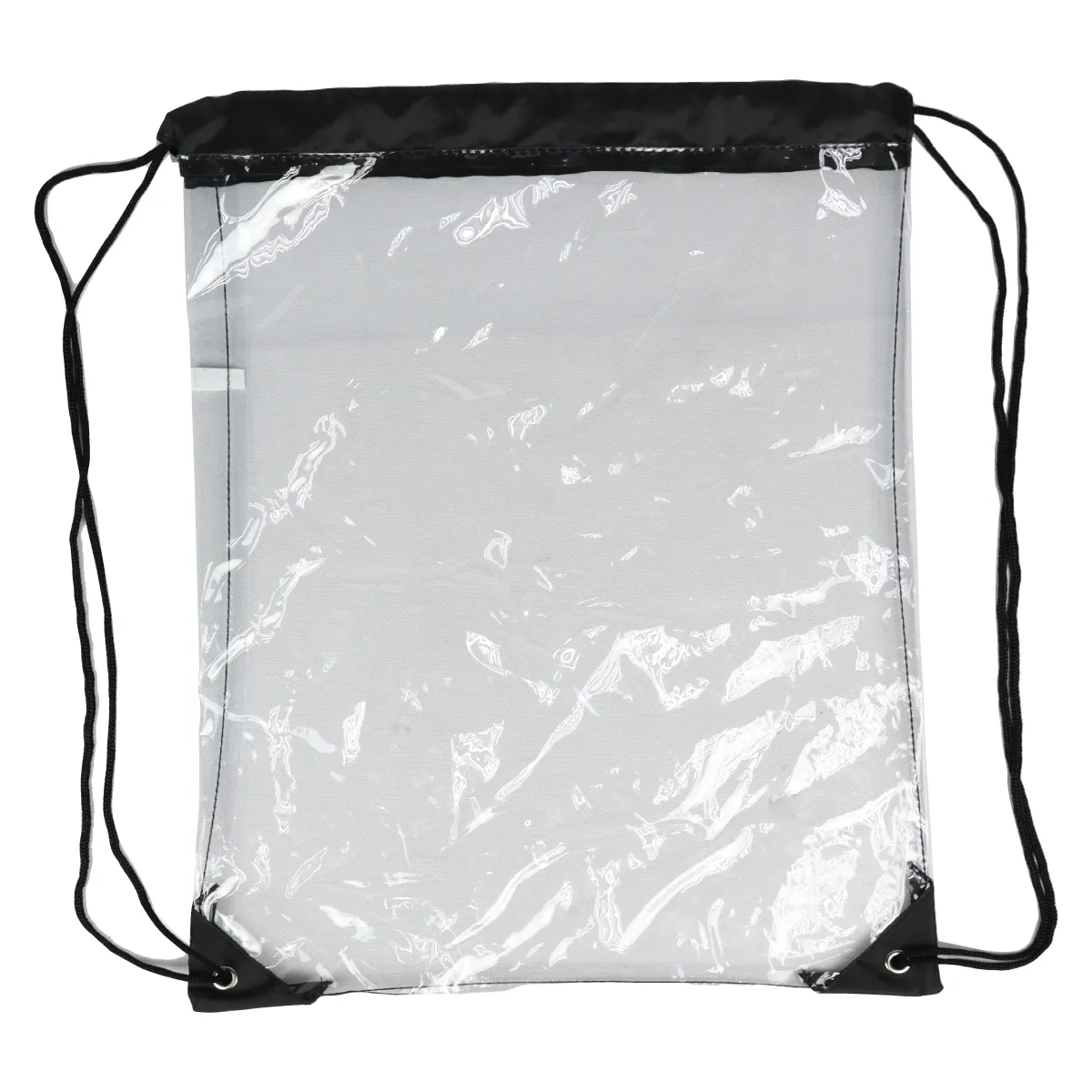 Clear Festival Drawstring Bag TPU Stadium Approved - 14 x 18 in - product view 2