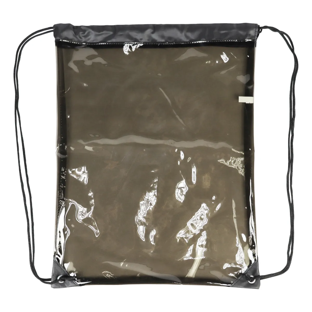 Clear Festival Drawstring Bag TPU Stadium Approved - 14 x 18 in - product view 3
