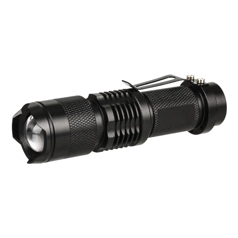 Tactical UV LED Flashlight Telescoping Beam Adjustable - 3.6 in - product view 3