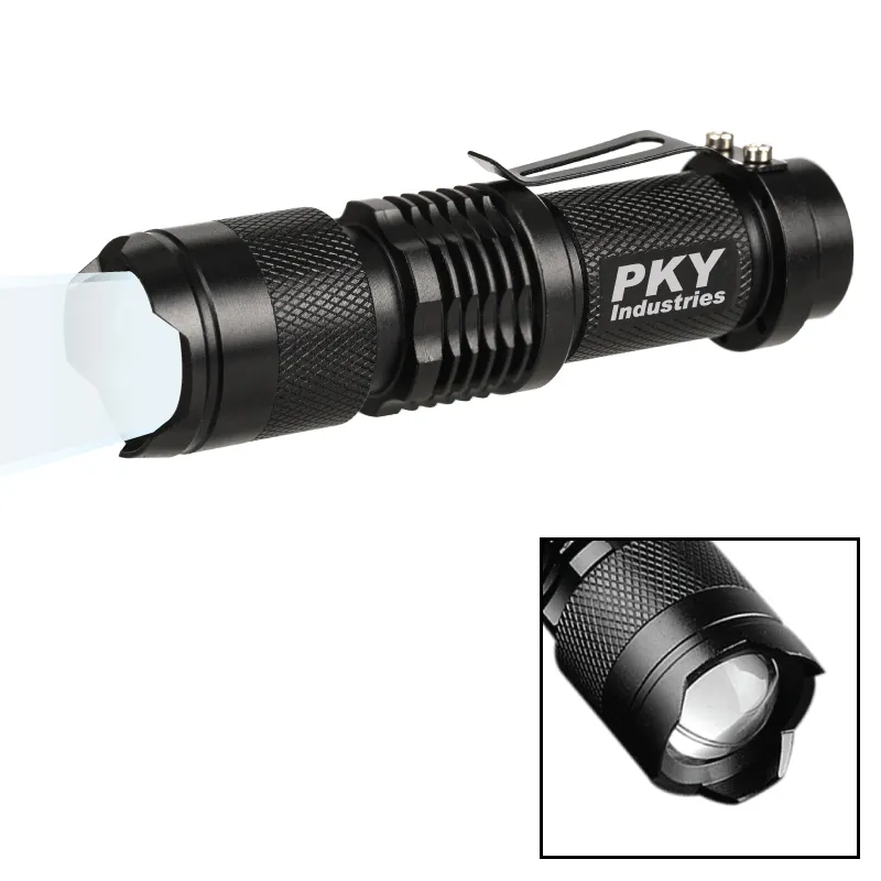 Tactical CREE LED Flashlight 90 Lumen Telescoping Beam - 3.6 in