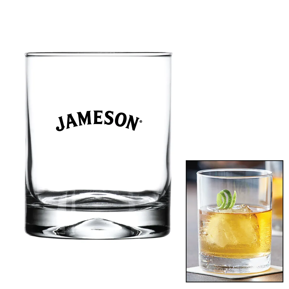 Whiskey Old Fashioned Glass Large Rocks - 14 oz
