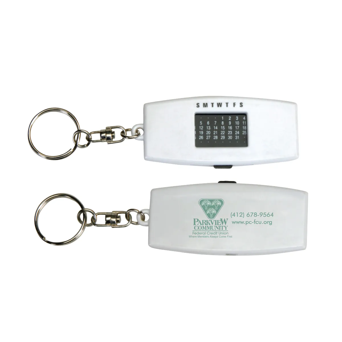 Perpetual Calendar Keychain 1000 Year Sliding - 2.88 x 1.38 in