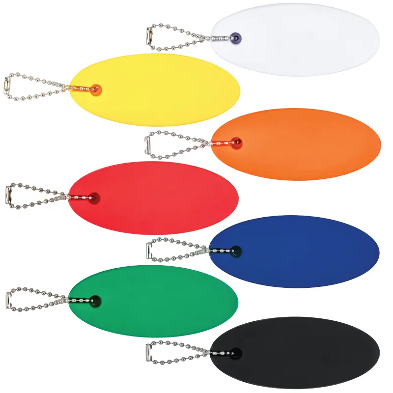 Oval Floating Keychain Soft Foam Water Safe Beaded - 3.25 x 1.5 in - product view 9