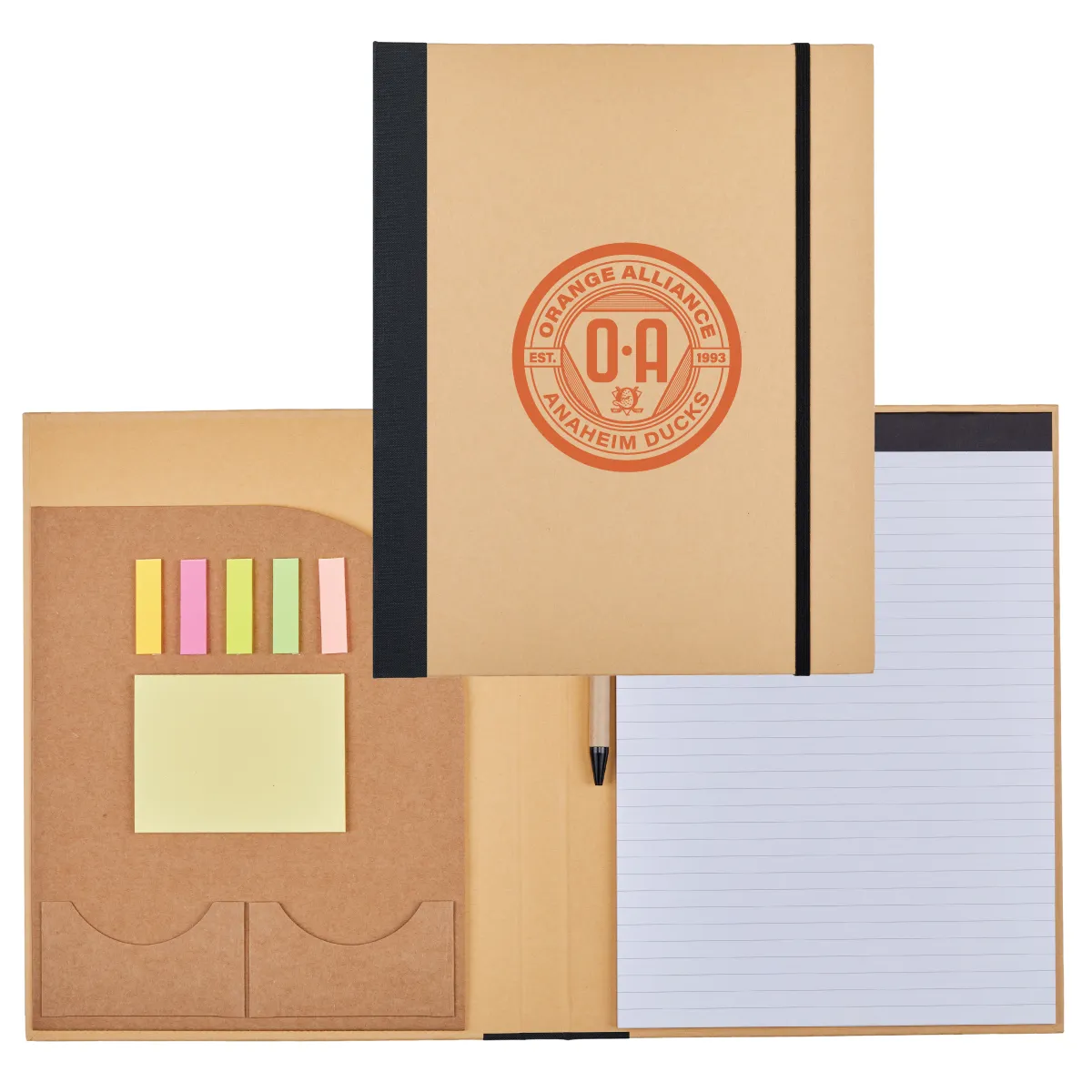 Recycled Cardboard Notebook Large Sticky Notes - 12 x 9.38 in