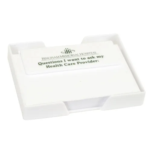 Paper Tray with Pen Slot Plastic White - 6.25 x 4.75 in