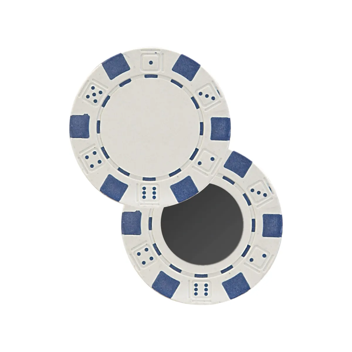 Clay Poker Chips Casino Weight with Magnet - 1.5 in - product view 2