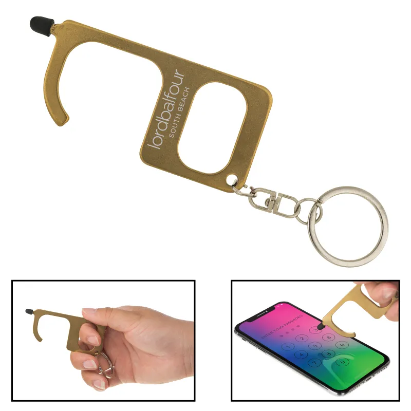 Touchless Door Opener Tool with Stylus Tip - 3.25 in