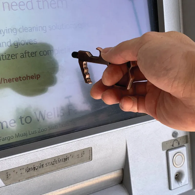 Door Opener Key with Stylus and Bottle Opener - 3.38 in - product view 5