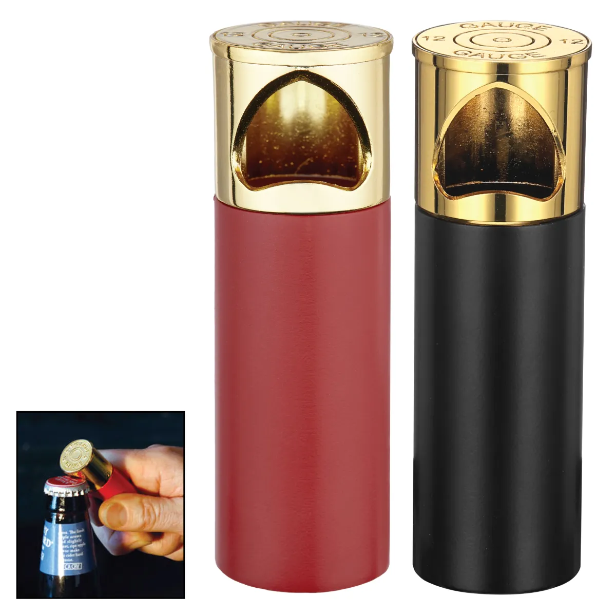 Shotgun Shell Bottle Opener 12 Gauge Iron - 3 x 1 in - product view 4