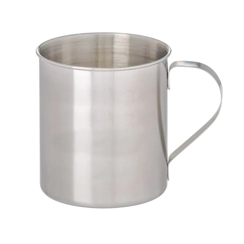 Moscow Mule Mug Steel Vintage Camping Ready - 12 oz - product view 2