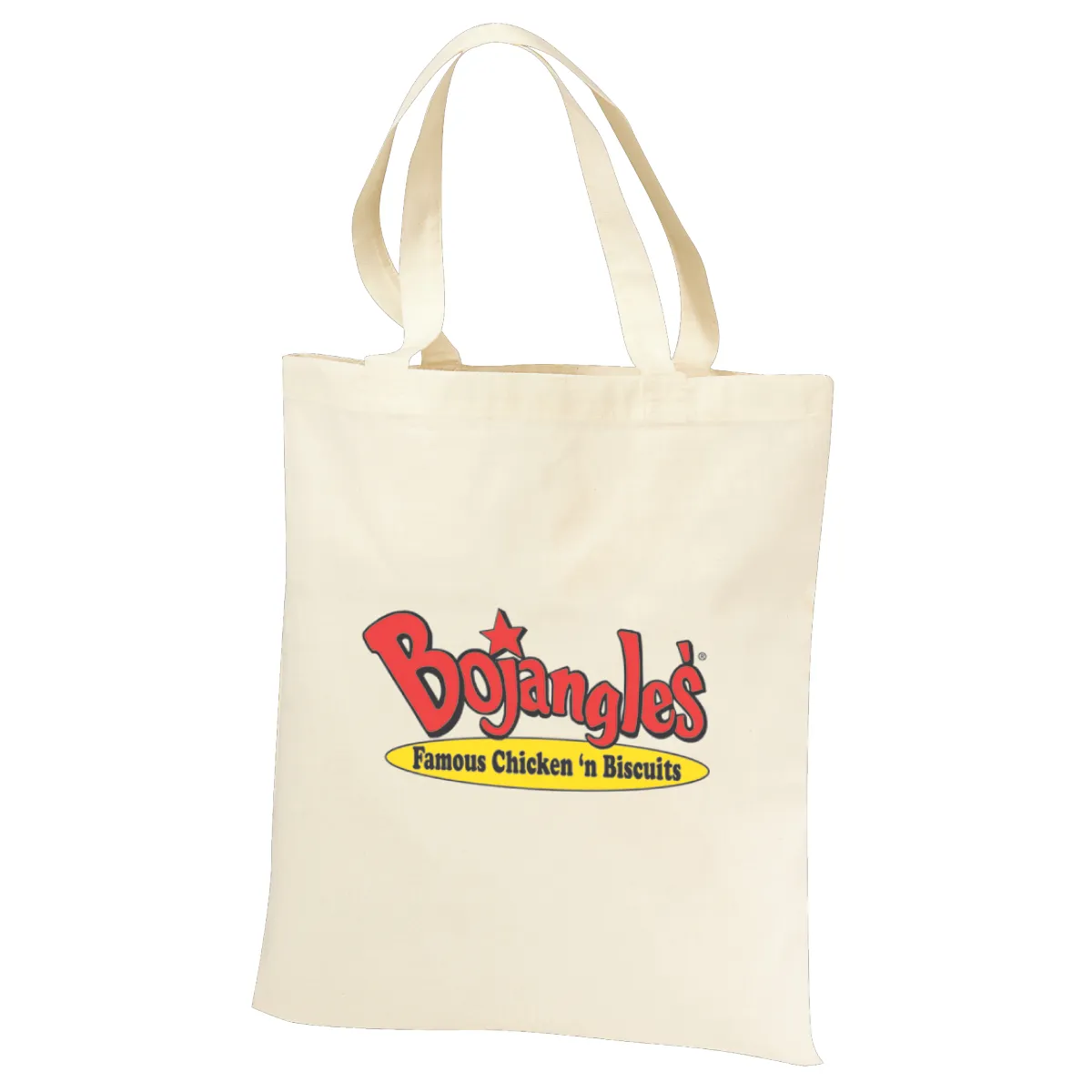 Custom Tote Bag Cotton Canvas Natural 6 oz - 14 x 16 in