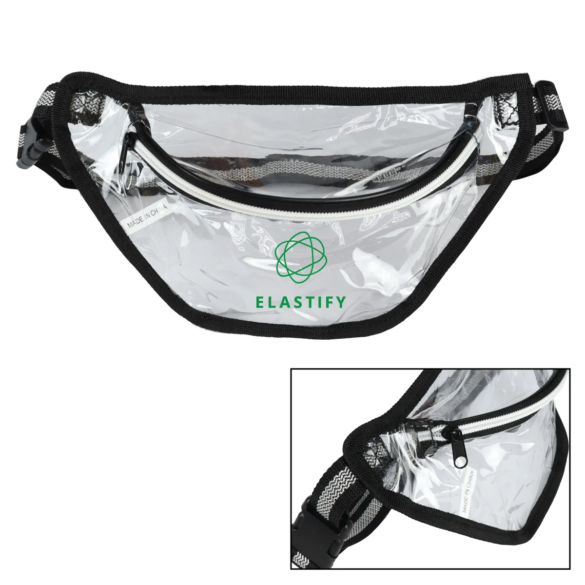 Soft TPU Clear Stadium Fanny Pack - product view 1