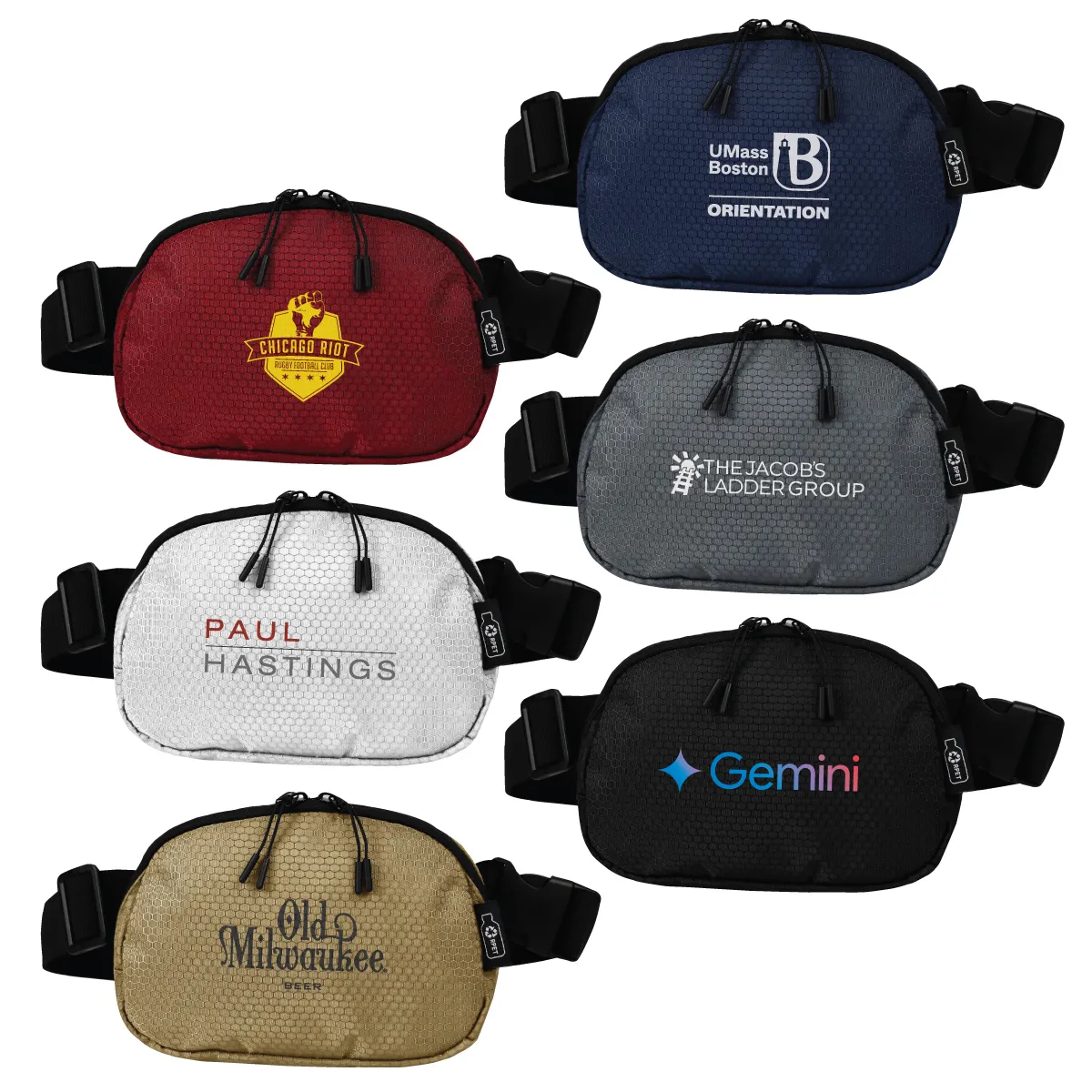 Crossbody Honeycomb Sling Fanny Waist Pack - product view 1