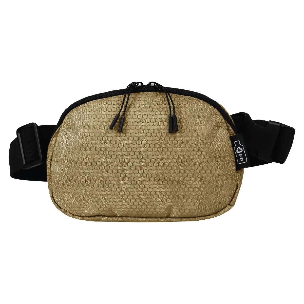 Honeycomb Crossbody Sling Pack Recycled RPET - 7.6 x 5.4 x 2.1 in - product view 7