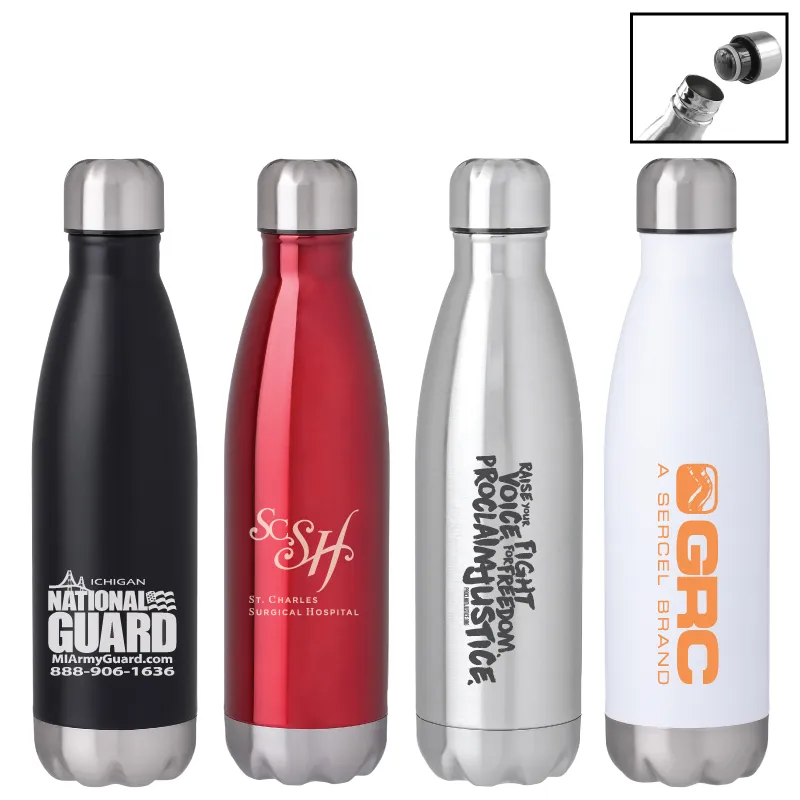 Vacuum Insulated Water Bottle Cola Shape Steel - 17 oz
