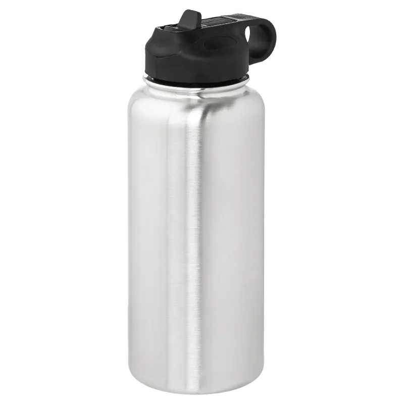 Insulated Water Bottle Straw Sipper Lid Hook - 32 oz - product view 3