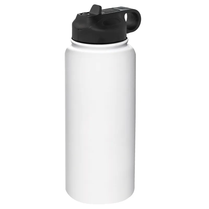 Insulated Water Bottle Straw Sipper Lid Hook - 32 oz - product view 5