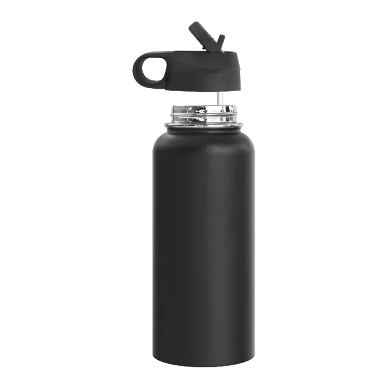 Insulated Water Bottle Straw Sipper Lid Hook - 32 oz - product view 6