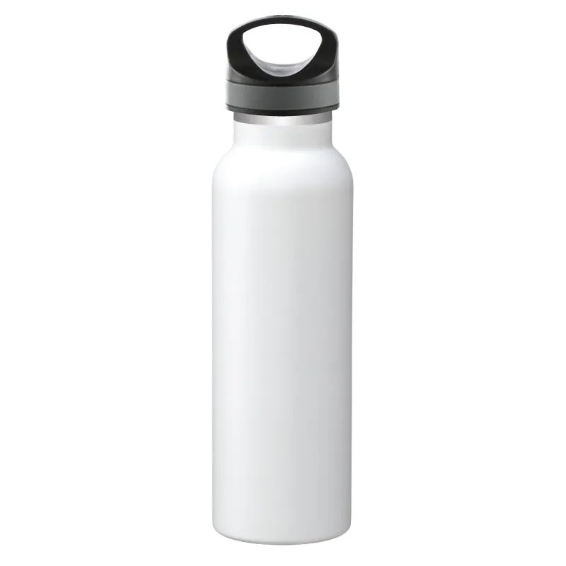 Insulated Water Bottle with Hook Loop Lid - 20 oz - product view 2