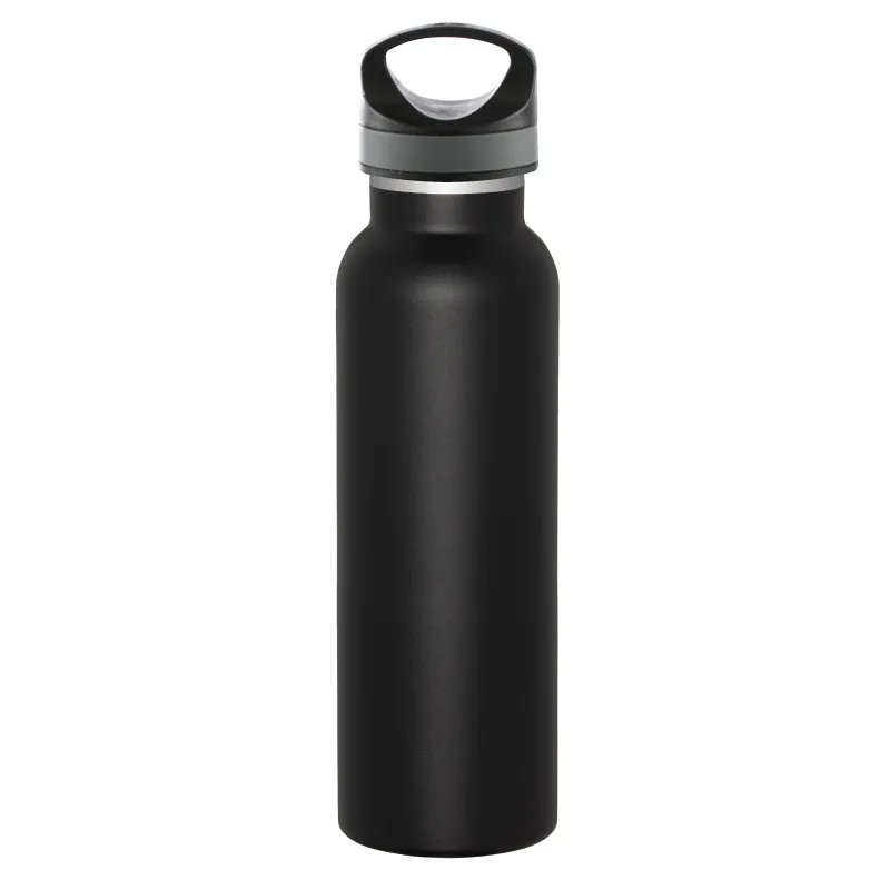 Insulated Water Bottle with Hook Loop Lid - 20 oz - product view 3