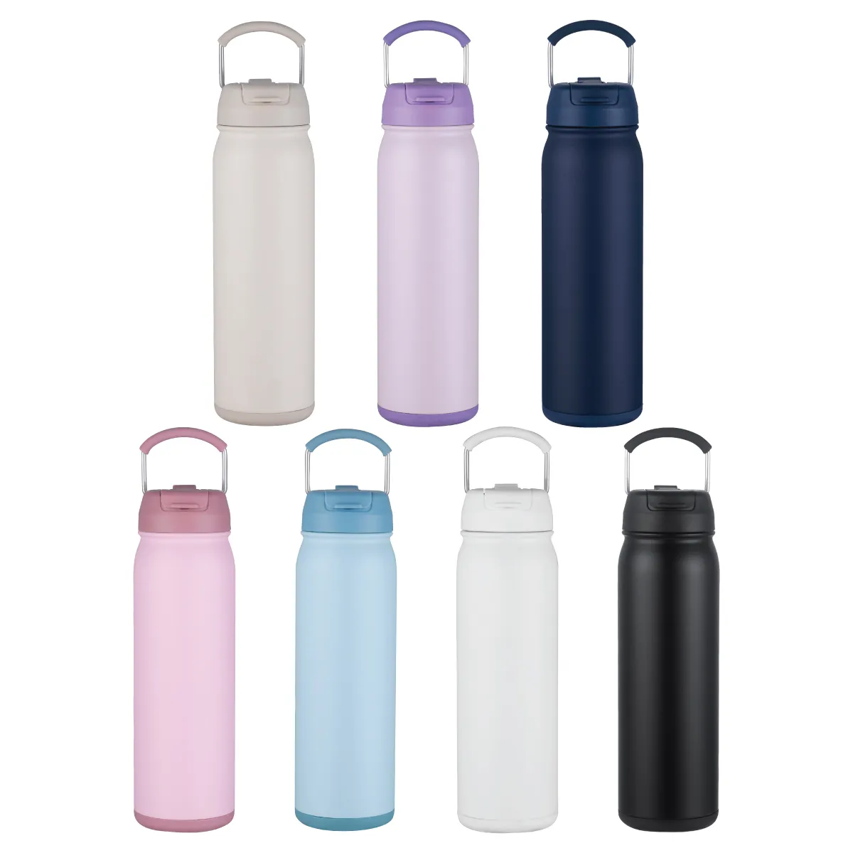 Water Bottle with Storage Compartment Straw - 24 oz - product view 8