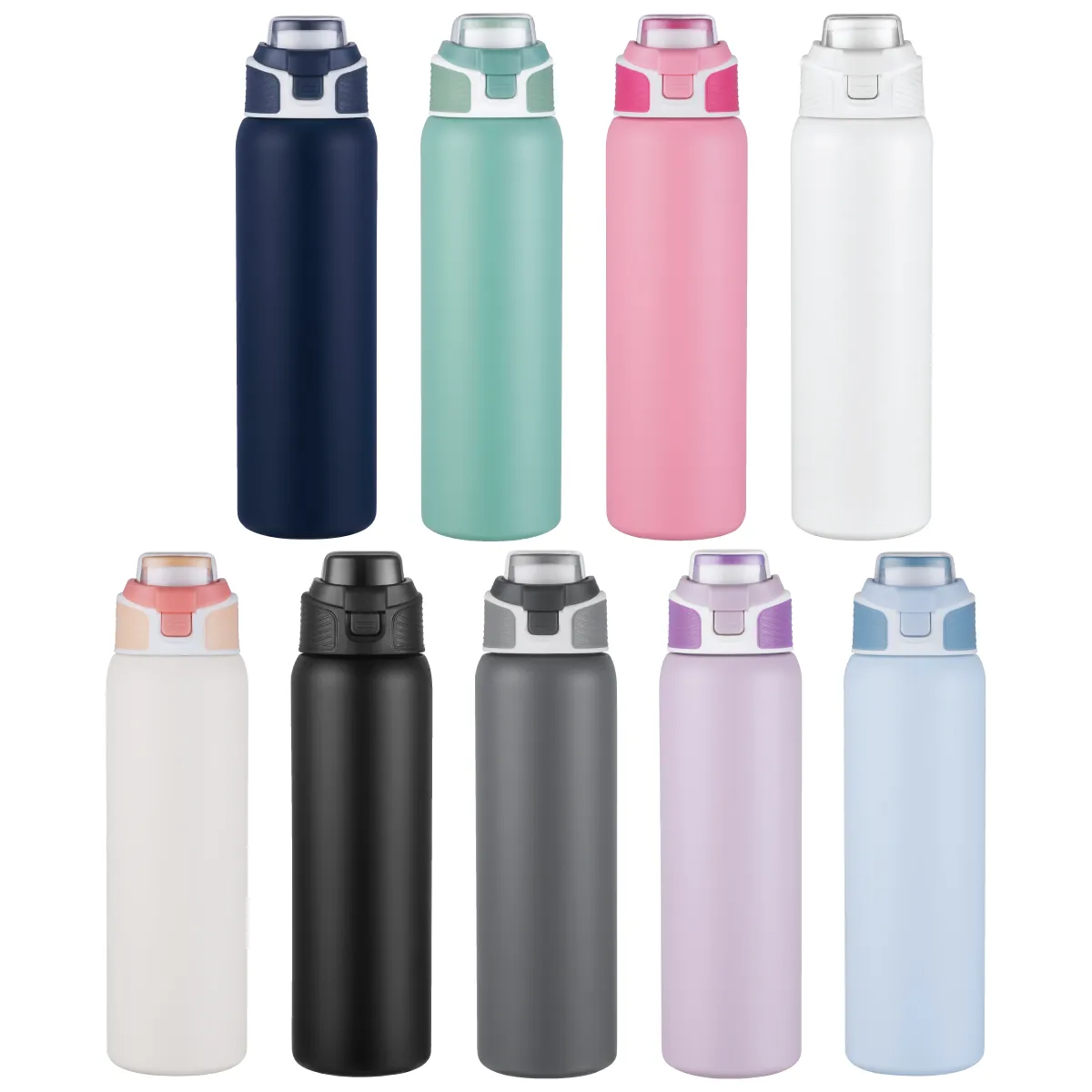 Insulated Water Bottle with Pop Sipper Lid - 28 oz - product view 11