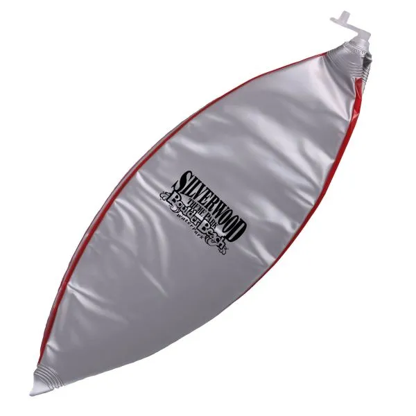 Inflatable Beach Ball Two-Tone PVC Construction - 16 in - product view 2