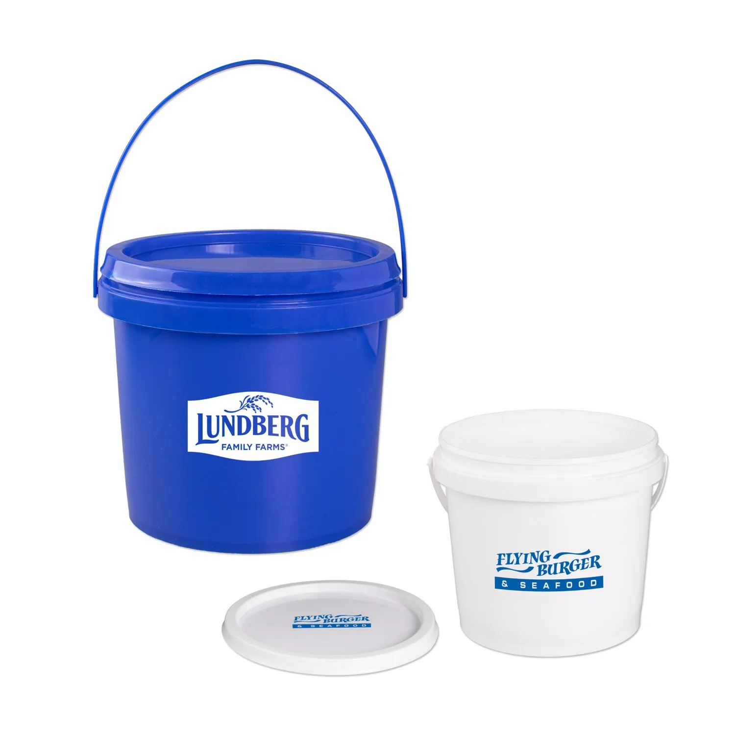 Bucket with Lid Promotional Storage Container - 1 Gallon