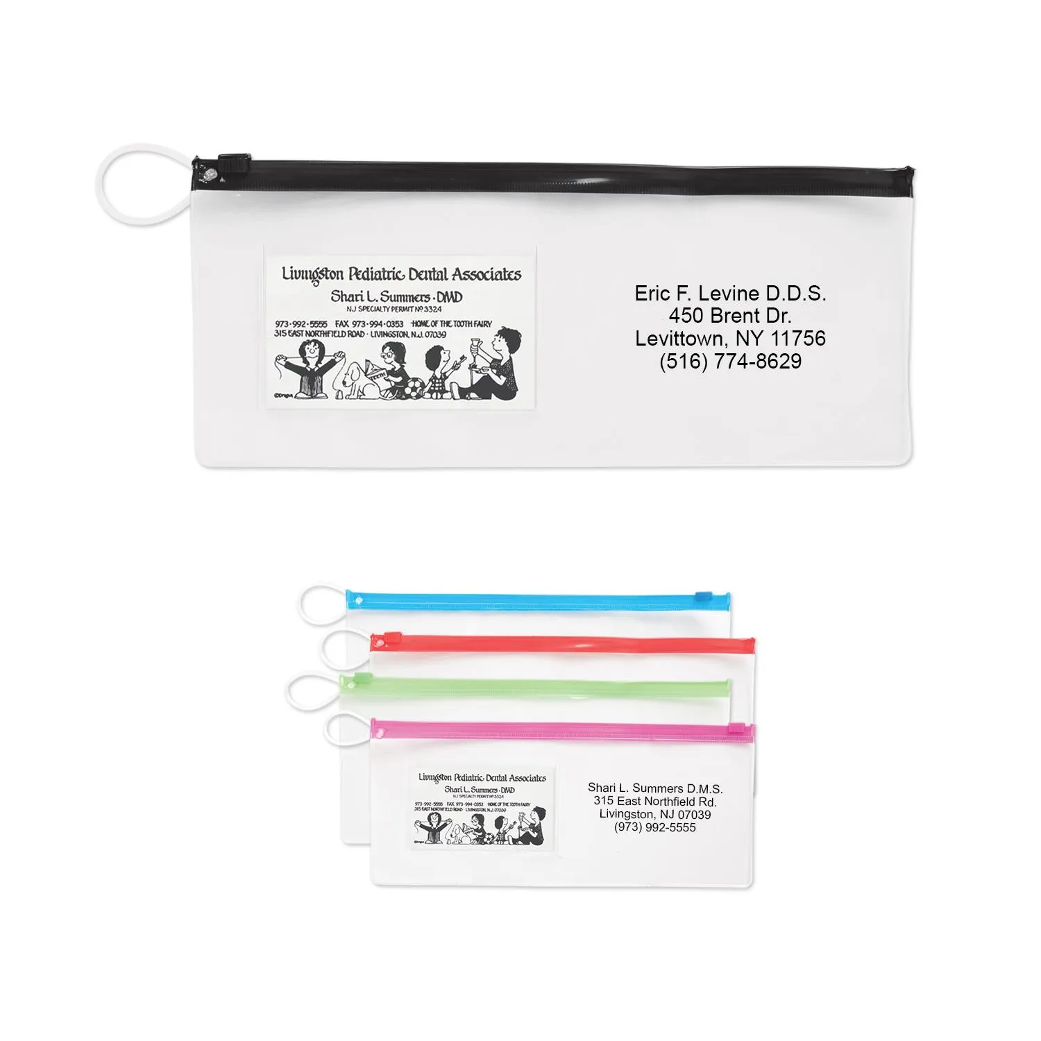 Vinyl Pouch with Card Slot Business Card Holder - 10 in