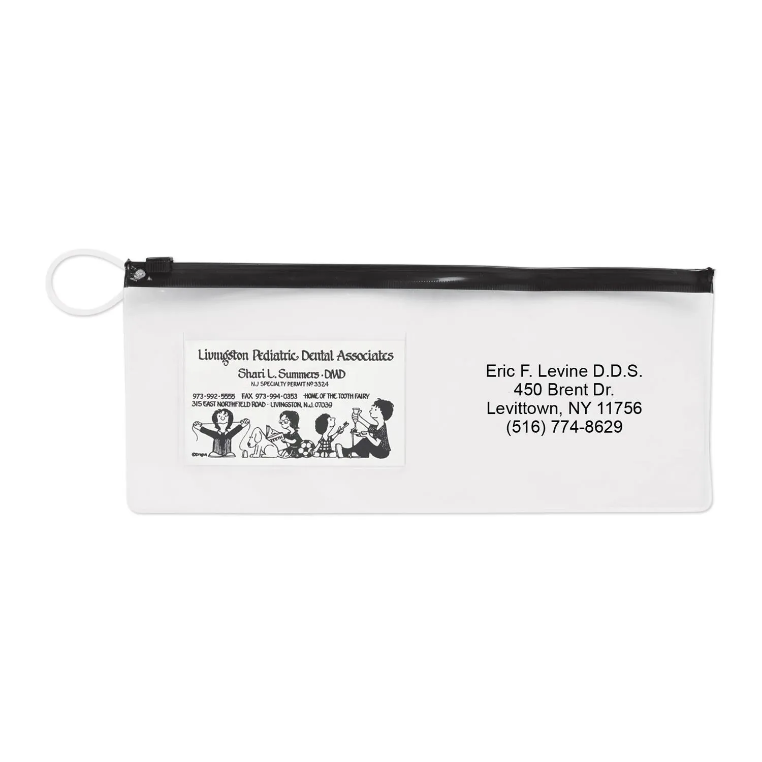 Vinyl Pouch with Card Slot Business Card Holder - 10 in - product view 2