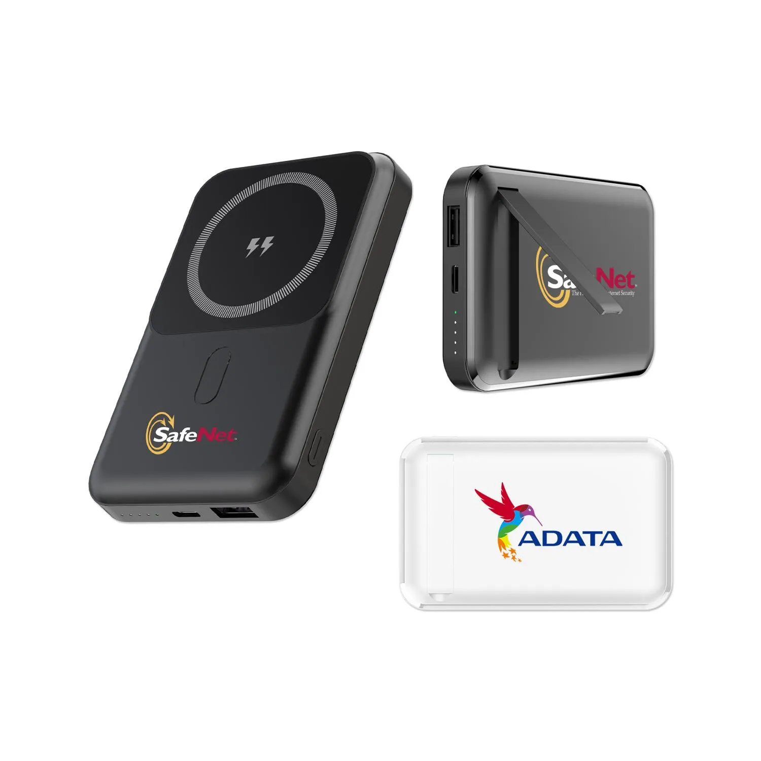 Power Bank Travel 10000 mAh with Phone Stand ABS