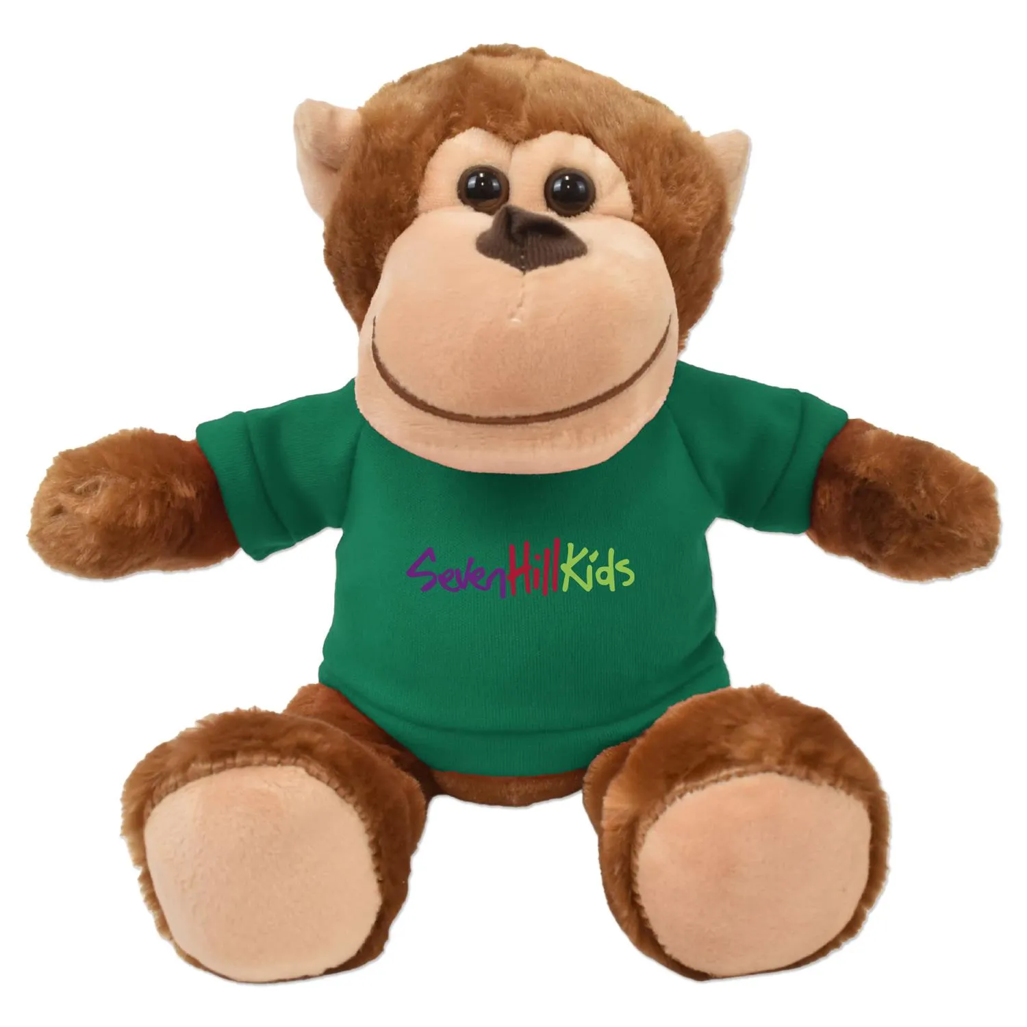 Plush Monkey Milo Brown Soft Cuddly Polyester - 11 in - product view 5