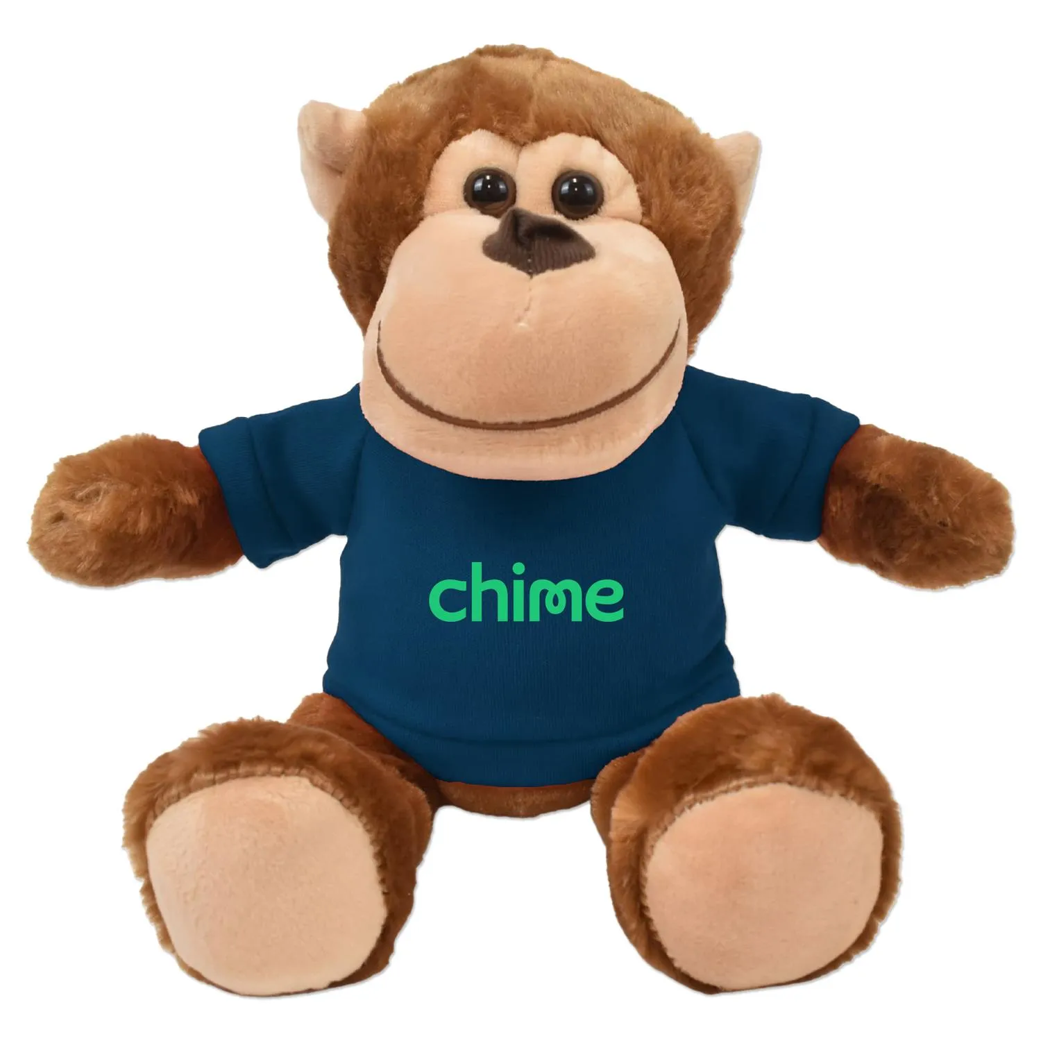 Plush Monkey Milo Brown Soft Cuddly Polyester - 11 in - product view 6